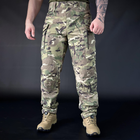Мужские штаны Apex Tactic рип-стоп с карманами для наколенников мультикам размер 2XL - изображение 1