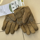 Летние перчатки Mechanix M-Pact с усиленными вставками и эластичными манжетами койот размер 2XL - изображение 7