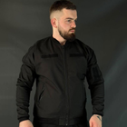 Бомбер Softshell на мікрофлісі чорний розмір S