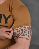 Мужской летний комплект Army Ukraine шорты+футболка M койот (87563) - изображение 6