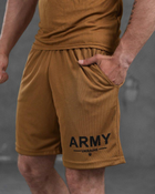 Чоловічий літній комплект Army Ukraine шорти+футболка XL койот (87563) - зображення 5