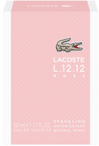 Туалетна вода для жінок Lacoste L.12.12 Rose Sparkling 50 мл (3386460149204) - зображення 3
