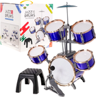 Барабанна установка Ramiz Jazz Drums Music Perfomance Синя (5903864958577) - зображення 1