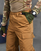 Тактические мужские штаны летние на хлястиках 3XL койот (87571) - изображение 4