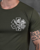 Мужской летний комплект Парамедик шорты+футболка L олива (87554) - изображение 7