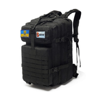 Тактический походный рюкзак Solve на 45 л D3-GGL-304 Черный - изображение 3
