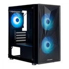 Корпус Prologix E102 Tempered Glass&Mesh Black