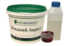 Жидкий наливной акрил ЭкоВанна для реставрации ванн комплект на ванну 1,7м цвет Красный