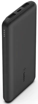 Внешний аккумулятор Belkin Power Bank 10000 15W Dual USB-A USB-C Black (BPB011BTBK)