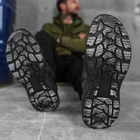Тактичні кросівки літні Ronin ВТ6768 чорні шкіряні сітка 43 - зображення 7