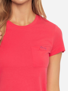Піжама (футболка + штани) жіноча великого розміру бавовняна Henderson 41302-32X XL Синій/Кораловий (5903972247914) - зображення 3