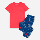 Піжама (футболка + штани) жіноча бавовняна Henderson 41302-32X M Синій/Кораловий (5903972247891) - зображення 5