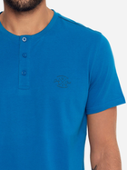 Piżama (koszulka + szorty) męska bawełniana Henderson 41294-55X M Niebieska (5903972249048) - obraz 3