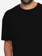 Піжама (футболка + шорти) чоловіча бавовняна Henderson 41627-99X XL Чорна (5903972244180) - зображення 3