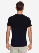 Набір футболок бавовняних чоловічих Henderson 41637-99X M 2 шт Чорний (5903972245927) - зображення 3
