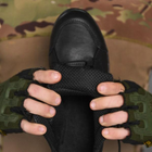 Тактические кроссовки летние Extreme Police ВТ1007 черные кожаные прошитые 43 - изображение 9