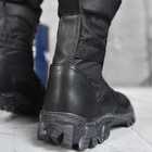 Берці літні тактичні черевики Closed чорні шкіряні прошиті 42 - зображення 7