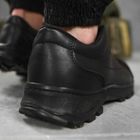 Тактичні кросівки літні Extreme Police ВТ1007 чорні шкіряні прошиті 41 - зображення 6