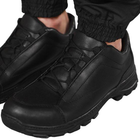 Тактические кроссовки летние Extreme Police ВТ1007 черные кожаные прошитые 42 - изображение 1