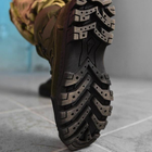 Берці демісезонні тактичні черевики Fanat ВТ6647 олива хакі шкіряні прошиті 45 - зображення 7