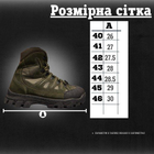 Берці демісезонні тактичні черевики Fanat ВТ6647 олива хакі шкіряні прошиті 42 - зображення 3