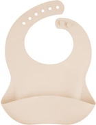 Canpol babies Слинявчик силіконовий з кишенькою - кремовий 51/030_cre 5901691880382