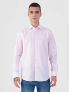 Сорочка чоловіча рожева бавовняна Arber LINEN SHIRT 1 38-39 зріст 4 рожевий (M05.21.47.224)