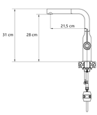 Bateria kuchenna Quadron Angelina miedziany 3573500_WHMPVDC1 - obraz 2