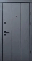 Входная дверь Qdoors Премиум Вертикаль - АК 950*2050 мм Антрацит/Грей софт