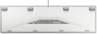 Klawiatura przewodowa Cherry KC 6000 Slim USB White (JK-1600EU-1) - obraz 6