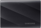 Dysk SSD Samsung Portable T9 1TB USB 3.2 Type-C Gen 2x2 (MU-PG1T0B/EU) External Black - obraz 1