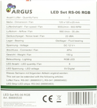 Набір вентиляторів Argus RS-06 RGB 3x120 мм (4260455645607) - зображення 8