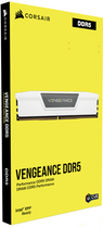 Оперативна пам'ять Corsair DDR5-5200 65536MB PC5-41600 (Kit of 2x32768) Vengeance White (CMK64GX5M2B5200C40W) - зображення 7