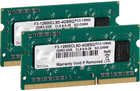 Pamięć RAM G.Skill SODIMM DDR3-1600 4096 MB PC3-12800 (Kit of 2x2048) (F3-12800CL9D-4GBSQ) - obraz 1