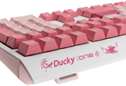 Klawiatura przewodowa Ducky One 3 RGB LED Cherry MX Red USB Gossamer Pink (WLONONWCRA265) - obraz 7