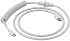 Kabel do klawiatury Glorious Coiled Cable 1.37 m Ghost White (GLO-CBL-COIL-WHITE) - obraz 2