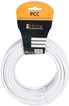 Kabel Libox Cat 5e RG6 PCC10 10 m White (KAB-MON-LI-00008) - obraz 1