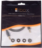 Kabel Libox 3.5 mm (mini-jack) - 3.5 mm (mini-jack) M/M 1 m Black (KAB-POŁ-00015) - obraz 2