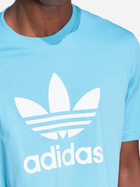 T-shirt męski bawełniany adidas Adicolor Trefoil IR7980 S Niebieski (4066759626874) - obraz 4