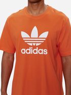 T-shirt męski bawełniany adidas Adicolor Trefoil IR8000 L Pomarańczowy (4066759630697) - obraz 4