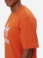 T-shirt męski bawełniany adidas Adicolor Trefoil IR8000 M Pomarańczowy (4066759630680) - obraz 5