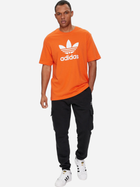 T-shirt męski bawełniany adidas Adicolor Trefoil IR8000 S Pomarańczowy (4066759630666) - obraz 3