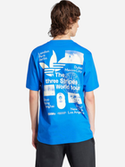 T-shirt męski bawełniany adidas BT Originals IS0182 XL Niebieski (4067887816144) - obraz 2