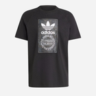 T-shirt męski bawełniany adidas Camo Tongue IS0236 XL Czarny (4066757784316) - obraz 6