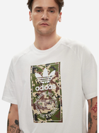 T-shirt męski bawełniany adidas Camo Tongue IS0246 M Biały (4066757786624) - obraz 4