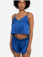 Piżama (koszulka na ramiączkach + spodenki) damska Esotiq 41485-54X S Niebieska (5903972273524) - obraz 1