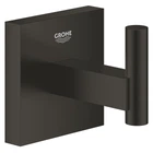 Крючок настенный одинарный GROHE QuickFix Start Cube прямоугольный металл черный 409612430