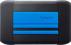 Жорсткий диск Apacer AC633 4 TB 5400 rpm 8 MB AP4TBAC633U-1 2.5" USB 3.2 Speedy Blue - зображення 2