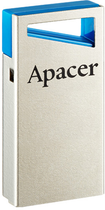 Флеш пам'ять USB Apacer AH155 64GB USB 3.0 Blue (AP64GAH155U-1) - зображення 3