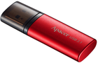 Флеш пам'ять USB Apacer AH25B 64GB USB 3.1 Red (AP64GAH25BR-1) - зображення 2